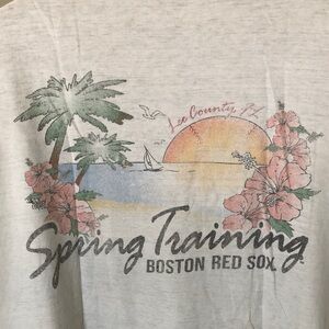 VINTAGE- BOSTON RED SOX Team Apparel Graphic Men’s Tee by 47 Brand | L